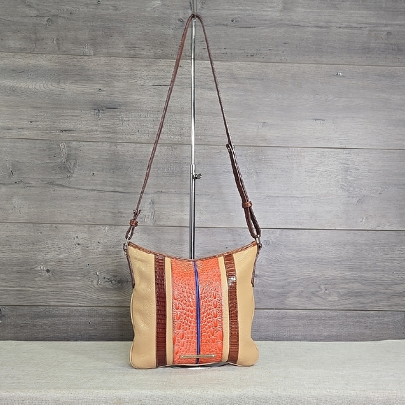 Brahmin Jodi Leather Crossbody Shoulder  Bag - Picture 1 of 13